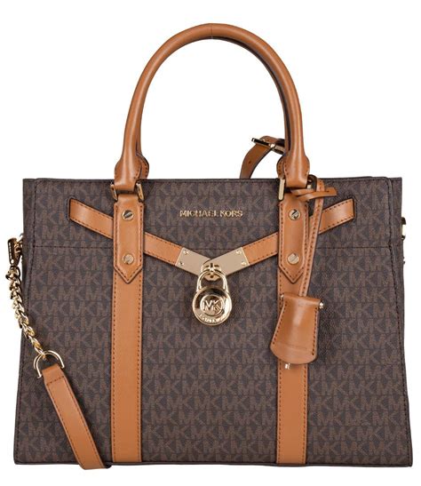 michael kors leather hamilton satchel|Michael Kors nouveau Hamilton large.